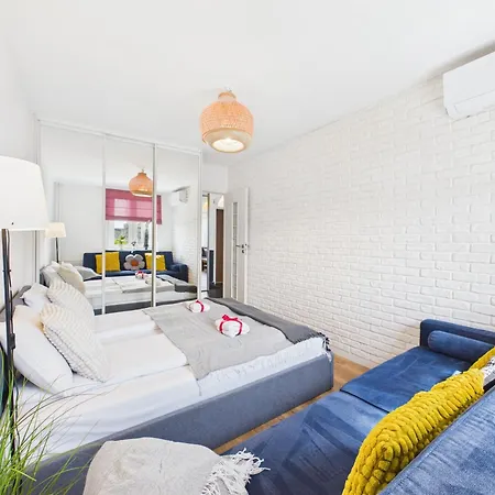 Superapart Bohaterewicza Air Conditioning & Near Promenada Mall 公寓 华沙
